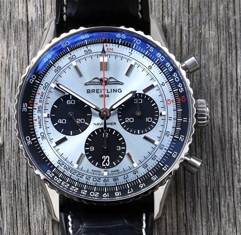 breitling watches orange face|Breitling navitimer ice blue.